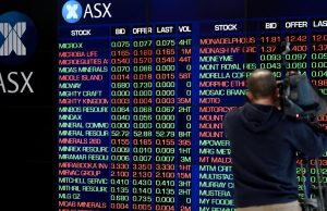 Saham Aussie mencetak rekor saat dolar mencapai tertinggi dua bulan