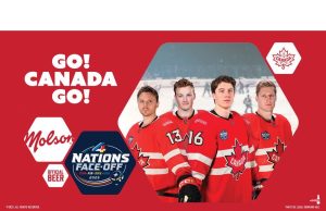 Molson bernama Resmi 4 Bangsa Face-Off ™ Beer Sponsor di Kanada, menjadi tuan rumah pesta arloji di seluruh Montreal
