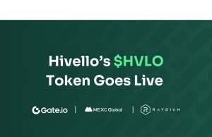 Token $ HVLO HIVELLO Live di pertukaran Gate.io dan MEXC