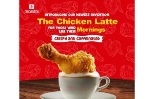 Chickqueen meluncurkan “Chicken Latte” – ya, itu nyata (semacam)
