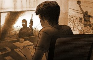 Melalui porno, gore dan ultra-kekerasan, kelompok ekstremis menenggelamkan kait secara online ke yang sangat muda