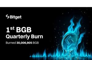 Bitget Token (BGB) Burn Model Diperbarui dengan Pembakaran Triwulan Pertama melebihi 30 juta token