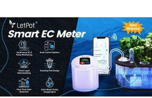 Letpot melepaskan EC Meter yang cerdas: mendefinisikan kembali pengalaman berkebun hidroponik